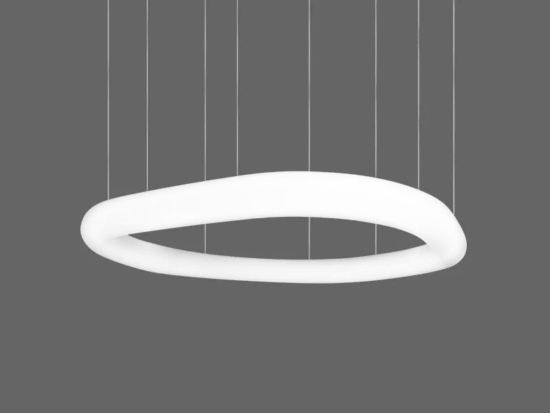 Rectangle tube hanging light 360deg illumination lighting fixtures LL0177S-80W