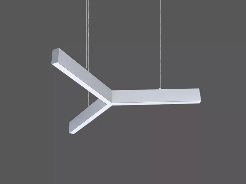 Modern indoor LED Y shape suspended light architectural lighting LL0190S-40W