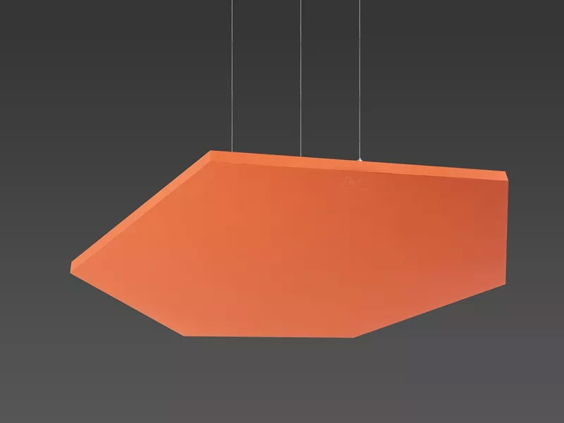 HEX Suspended acoustic panels architectural lighting solutions LL0304SAC-12-300